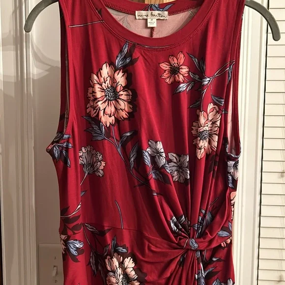Stitch Fix sz M Nine Britton sexy stretchy dress flowers NWOT - Picture 2 of 5